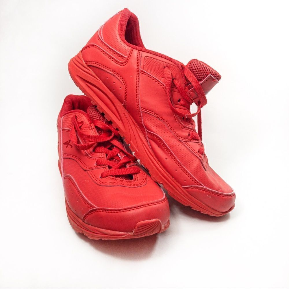 Athletech Bobby Red Sneakers Sz 7M